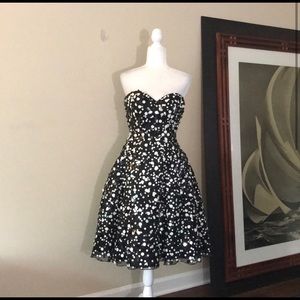 Cache Luxe Strapless Sweetheart Neckline Dress